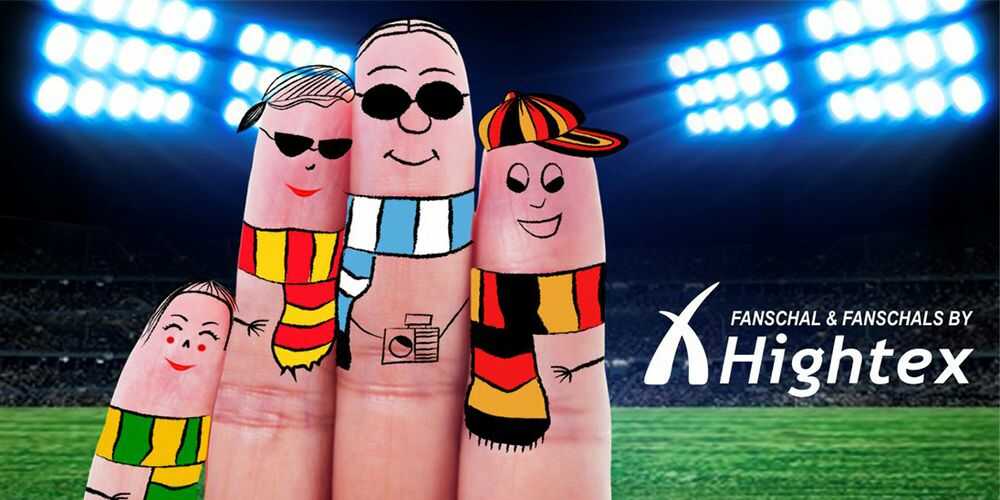 Schals Bedrucken vom Fanschal Hersteller - Fanschalstrickerei